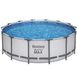 Каркасный бассейн Bestway 5612X (427х122 см) с картриджным фильтром, тентом и стремянкой ap6979 фото 2