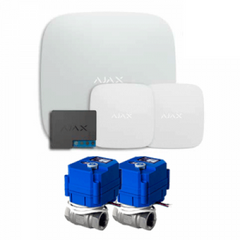 Ajax Hub + LeaksProtect (2шт) + WallSwitch + Кран шаровой с электроприводом HC 220В 1" ajax005797 фото