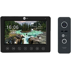 NeoLight NeoKIT HD WF B/Graphite Комплект відеодомофону via30323 фото
