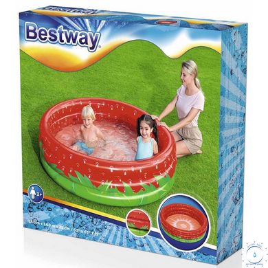 Детский надувной бассейн Bestway 51145 Сладкая клубника (160x38 см) ap6794 фото