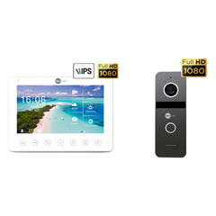 NeoKIT HD+ Graphite Комплект монітор Omega+HD+панель SOLO FHD via25895 фото