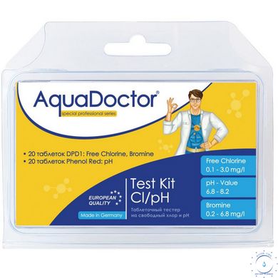 Тестер AquaDoctor Test Kit Cl/pH ap5984 фото