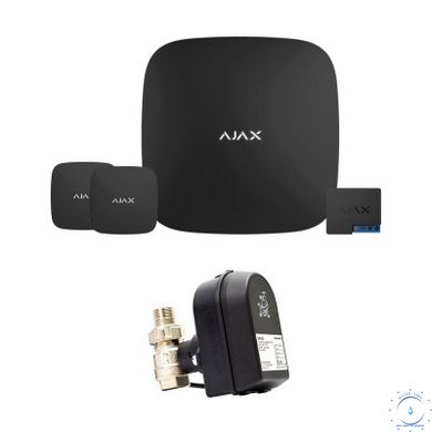 Ajax Hub + LeaksProtect (2 ед.) + WallSwitch + Кран с электроприводом Honeywell 220 One ДУ32 (HAV32) ajax005532  фото
