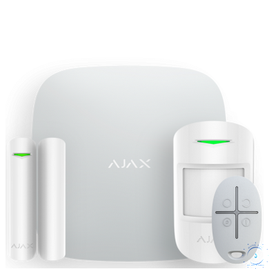 Ajax StarterKit – комплект беспроводной GSM-сигнализации + IP Камера EZVIZ C1C White 2Mp ajax005597 фото