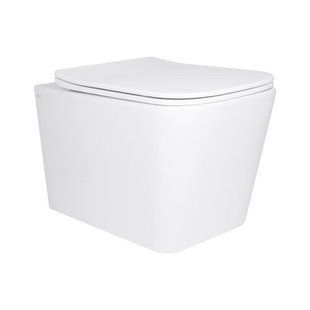 Унітаз підвісний Qtap Tern Ultra Quiet безобідковий з сидінням Soft-close WHITE QT17332303AW SD00052570 фото