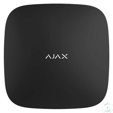 Ajax Hub 2 4G (8EU/ECG) black Інтелектуальний центр системи безпеки Ajax з підтримкою датчиків з фотофіксацією via28695 фото