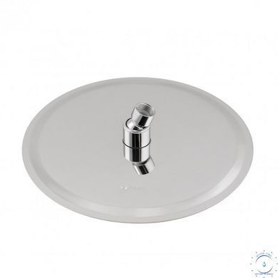 Лійка для верхнього душу Лейки Lidz Лейка 125 245 мм округла LDNIA125NKS37518 Chrome SD00043621 фото