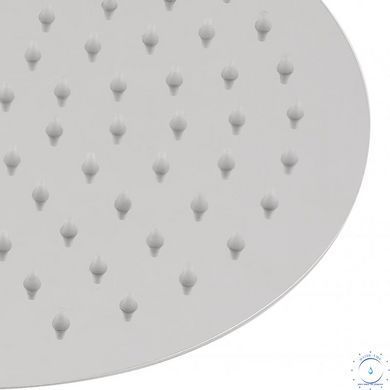 Лійка для верхнього душу Лейки Lidz Лейка 125 245 мм округла LDNIA125NKS37518 Chrome SD00043621 фото