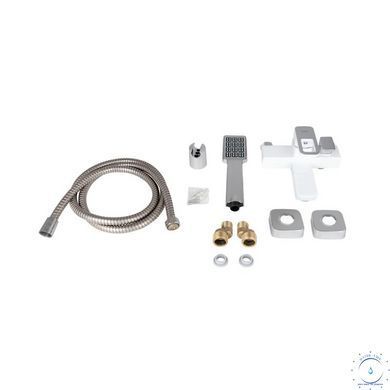 Смеситель для ванны Lidz Wawel 006 (c душевым гарнитуром) (k35) LDWAW006WHI45398 White SD00051522 фото