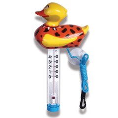Термометр-игрушка Kokido TM08CB/18 Утка "Пещерный человек" ap5910 фото