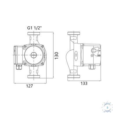 Насос циркуляционный GRS UPS 25/60/130 SD00034610 фото