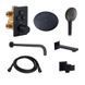 Акционный набор Qtap: Смеситель для душа Votice QTVOT6443T105NKB+Лійка QTHLAVA228O1ZBB+Лійка QTRUCA120O3KBB+Шланг+Подключение+Кронштейн+Излив SD00056268 фото 1