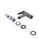 Змішувач для раковини Brinex Pure 001F низький Gunmetal Black BRIPUR001FGRP SD00053171 фото 7