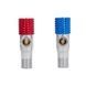 Комплект угловых кранов (круг, красный+синий) Thermo Alliance Standart 1/2"НН, нерж, хром, керам. букса TAS350W1515RB SD00055669 фото 4