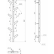 Полотенцесушитель Genesis-Aqua Albero 100 см 27009 фото 2