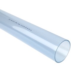 Труба прозрачная НПВХ (PVC-U) напорная клеевая Aquaviva PN10 d110 мм ap7630 фото