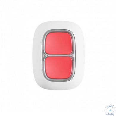 Ajax Double Button - Беспроводная тревожная кнопка для экстренных ситуаций - белая ajax005510 фото
