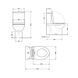 Унитаз-компакт Qtap Robin Ultra Quiet безободковый с сиденьем Soft-close QT13226089AW SD00051949 фото 2