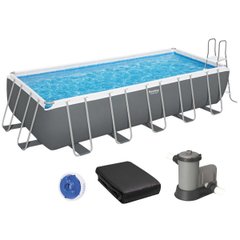 Каркасный бассейн Bestway 5611Z (640х274х132 см) с картриджным фильтром, стремянкой и тентом ap6977 фото