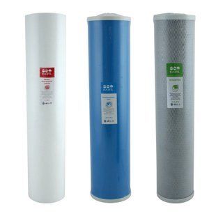 Комплект картриджей Big Blue 10" Raifil UDF-CBC (дехлорирование) 1301567954 фото