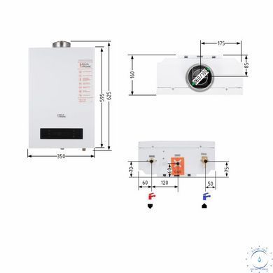 Колонка газовая турбированная Aquatronic 10 л F05-10LW SD00055232 фото