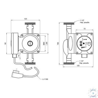 Насос циркуляционный Thermo Alliance LPSA 25/40/180 SD00047140 фото