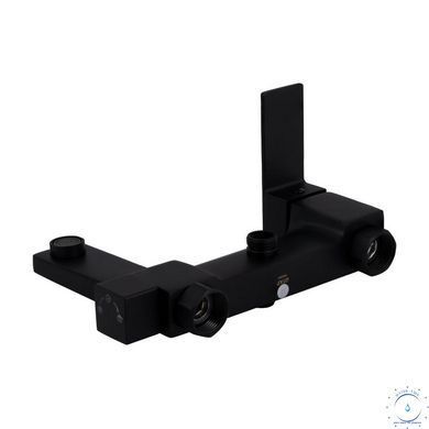 Душова система універсальна Qtap Gemini на три споживачі (з виливом) QTGEM111BLM45686 Black Matt SD00051810 фото