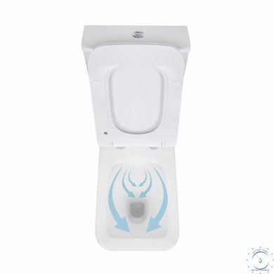Унитаз-компакт Qtap Kalao безободковый с сиденьем Soft-close QT08221213AW SD00046562 фото