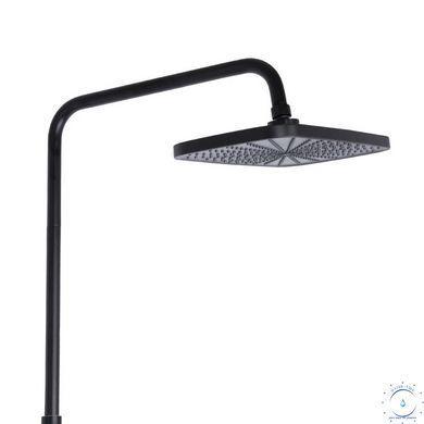 Душова система універсальна Qtap Gemini на три споживачі (з виливом) QTGEM111BLM45686 Black Matt SD00051810 фото