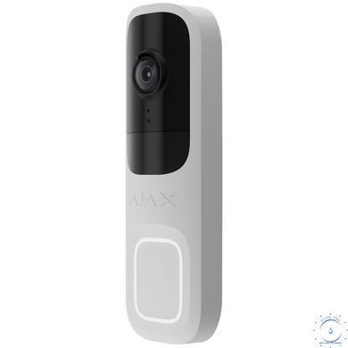 Ajax Doorbell White RAL 9003 Відеодзвінок 99-10024639 фото