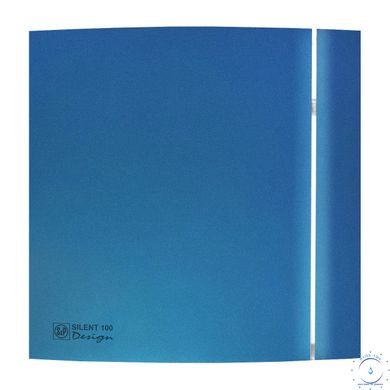 Вытяжной вентилятор Soler&Palau Silent-100 CZ Blue Design-4C 5210624700 фото