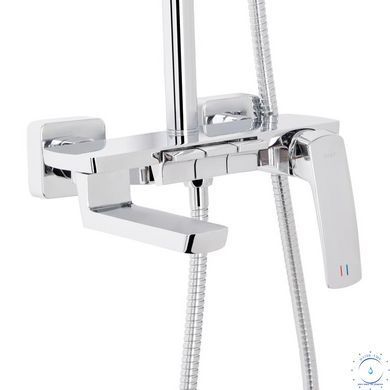 Душевая система универсальная Qtap Tern на три потребителя (с изливом) QTTER111CRM47591 Chrome SD00053715 фото