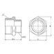 Ніпель редукційний Thermo Alliance Forte 1" х3/4" SF3592520 SD00002585 фото 2
