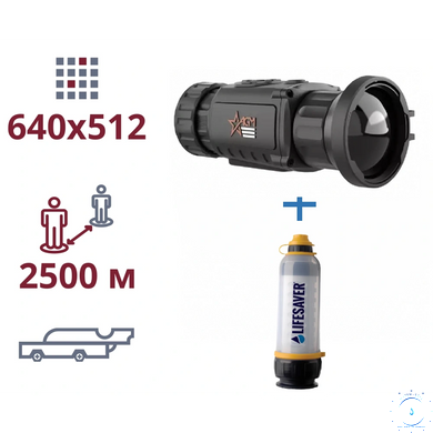 AGM Rattler TC50-640 + LifeSaver Bottle акція тепловізор та портативний очисник води via31283 фото