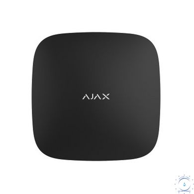 Комплект сигнализации Ajax с 2 кранами WaterStop 1" Ajax Hub2 + LeaksProtect 2шт Черный ajax006110 фото