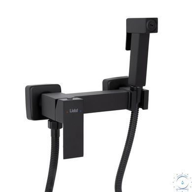 Набор для гигиенического душа Lidz Kubis 110 Black LDKUB110BLA46104 прямоугольный SD00052228 фото