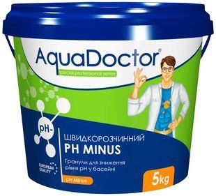 Засіб для зниження pH AquaDoctor pH Minus 5 кг в гранулах 1913 фото
