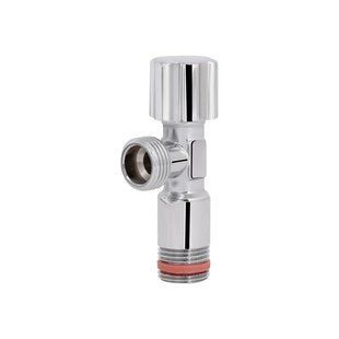 Кран угловой Thermo Alliance Forte вентельный 1/2"НН, хром TAF341W1515 SD00055664 фото