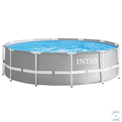 Каркасний басейн Intex 26718 Premium (366х122 см) з картриджним фільтром та драбиною ap18161 фото