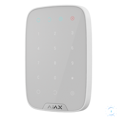 Ajax KeyPad - Бездротова клавіатура - біла ajax005552 фото