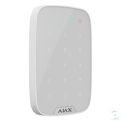 Ajax KeyPad - Беспроводная клавиатура – белая ajax005552 фото