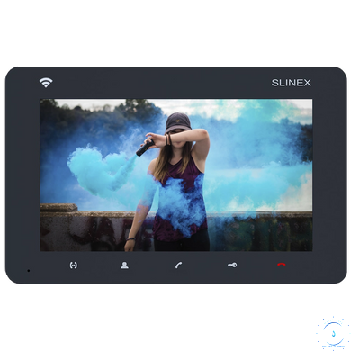 Slinex SM-07N Cloud grafit Відеодомофон via29348 фото