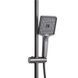 Душова система універсальна Qtap Presto на три споживачі (з виливом) QTPRE111GRP45585 Gunmetal Black SD00051709 фото 5