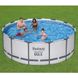 Каркасный бассейн Bestway 5618W (396х122 см) с картриджным фильтром, стремянкой и защитным тентом ap18168 фото 4