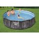 Каркасный бассейн Bestway Wood Style 5614X (366х100 см) с картриджным фильтром и стремянкой ap6982 фото 3