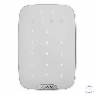 Ajax KeyPad Plus - Бездротова клавіатура - біла ajax005550 фото