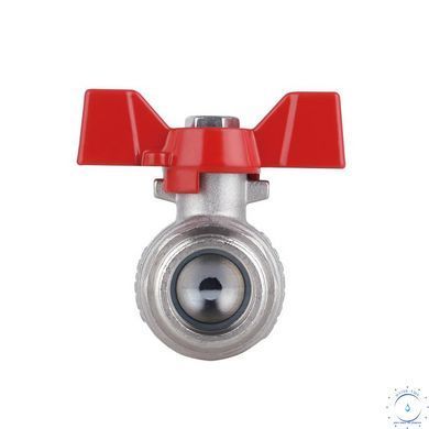 Кран кульовий з накидною гайкою Thermo Alliance Forte 3/4" ВЗ для води прямий SF261W20 SD00021095 фото