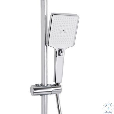 Душова система універсальна Qtap Presto на три споживачі (з виливом) QTPRE111CRW45580 Chrome/White SD00051704 фото