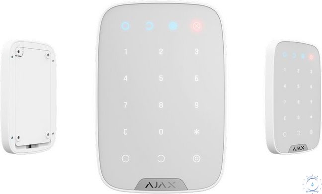 Ajax KeyPad Plus - Беспроводная клавиатура – белая ajax005550 фото