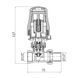 Кран Thermo Alliance Standart RTL прямой 1/2"ВН TAS01615 SD00054170 фото 2